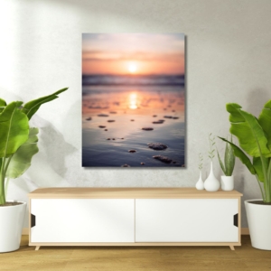 03.03.020 zonsondergang op het water woonkamer sfeer staand